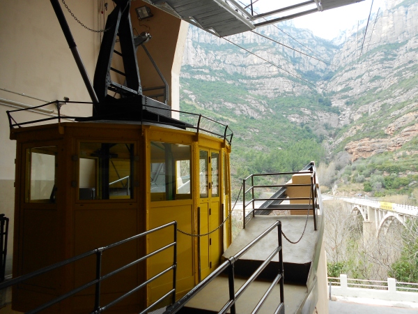 We take to take a not-so terrifying cable car up to the not-so lost town of Montserrat when in Barcelona. Super duper experience with lots of pretty views.